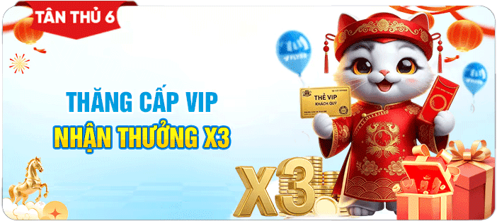 Thăng cấp vip nhận thưởng X3 FLY88