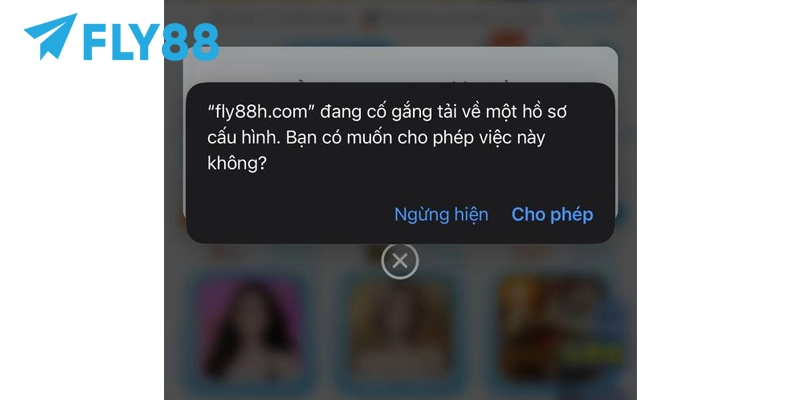 Cho phép FLY88 tải về một hồ sơ cấu hình